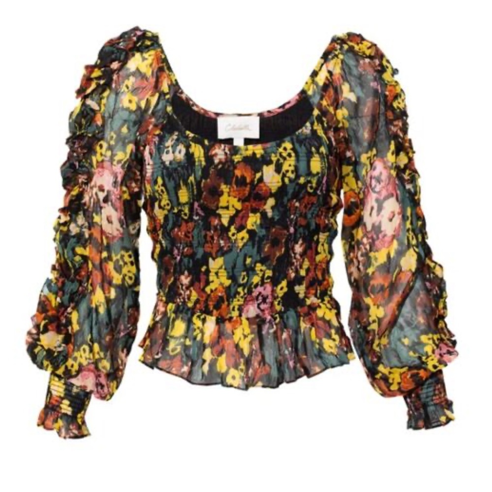 Cleobella Multicolor Floral Blouse